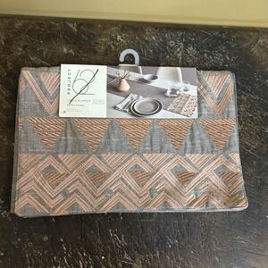 PROJECT‎ 62 Metallic Grey 14x72 Table Runner New